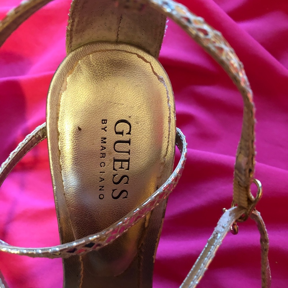 Guess Champagne Gold heels - Picture 3 of 9